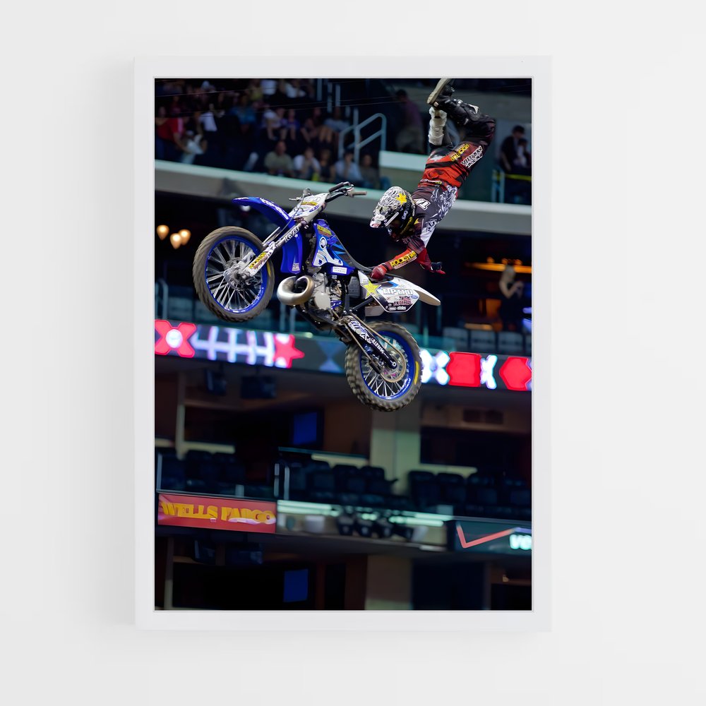 Poster games motocross – affiche Motocross freestyle (vue 3)